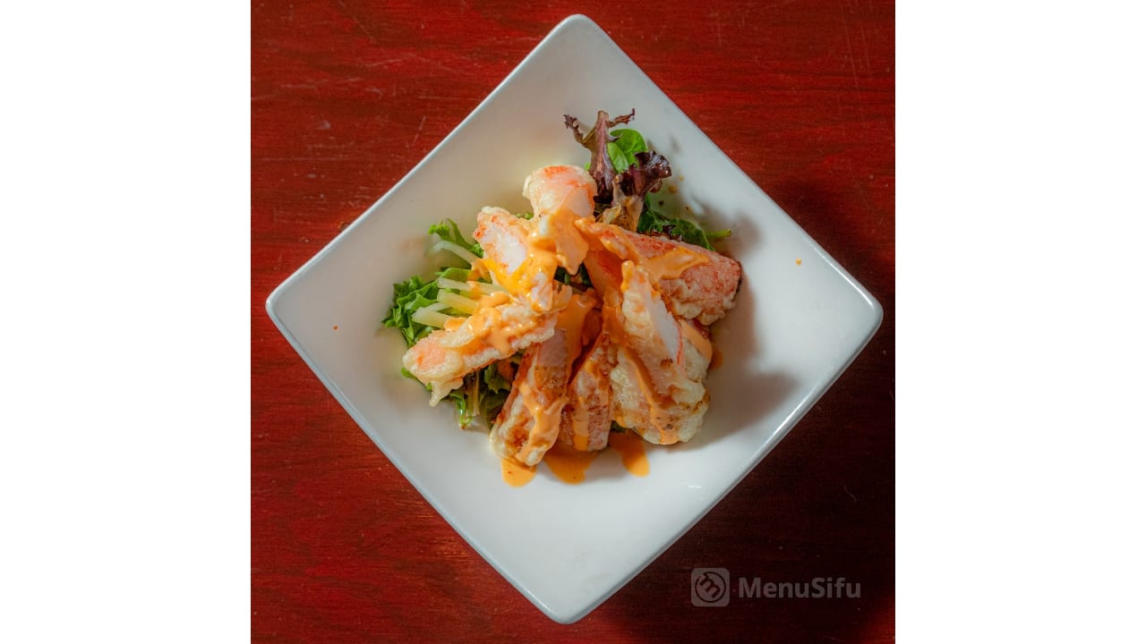 Crab Tempura Appetizer.